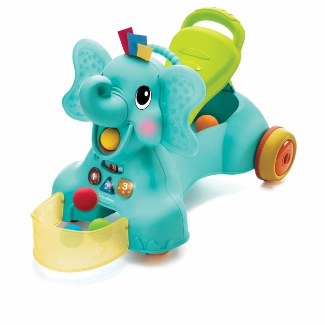 Интерактивна играчка, Infantino, 3 в 1 Слонче за яздене
