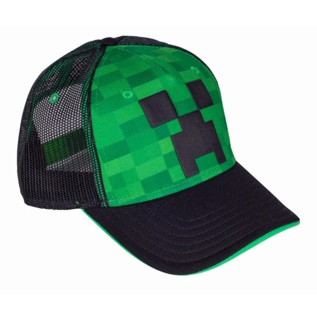 MINECRAFT Creeper Hat with Visor