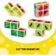 Magicube Magnetic Building Block, Insects and Cards 121, 11 Pieces