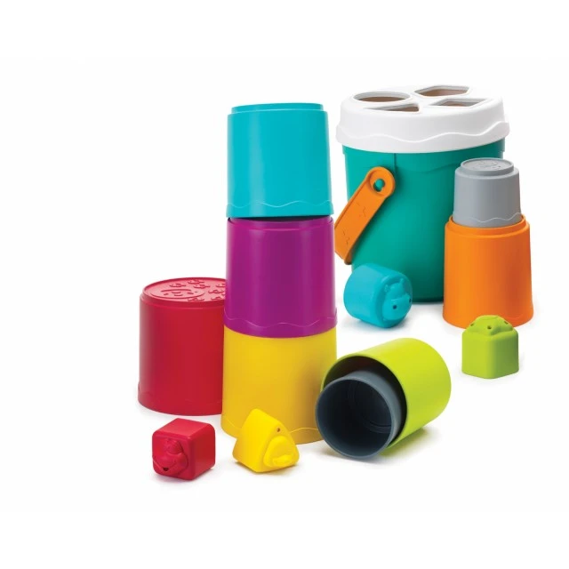 Set of bins for arranging and sorting, Infantino, 14 pieces