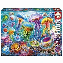 Puzzle, Educa, Jellyfish, 1000 pieces