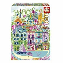 Puzzle, Educa, Barcelona, Car Pintos, 1000 pieces