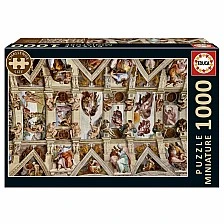 Puzzle, Educa, Sistine Chapel, Miniature, 1000 pieces