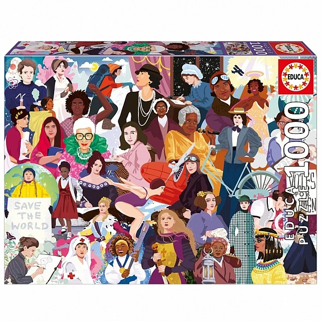 Puzzle, Educa, Iconic Women, 1000 pieces