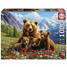 Пъзел, Educa, Гризли мечки в Канада, 1000 части