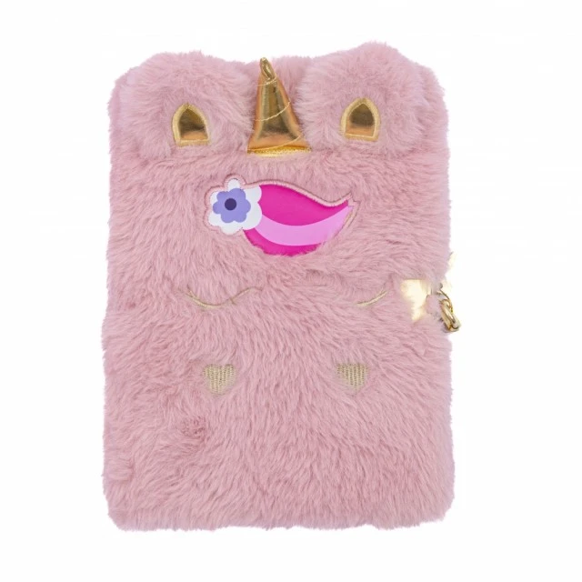 Diary with lock ASTRABAG Fluffy unicorn, A5