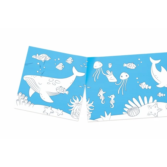 Creative set, Hape, Coloring paper roll, Ocean