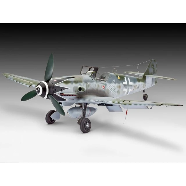 Assembly model, Revell, Airplane, Messerschmitt Bf109G-10 Erla, 147 parts