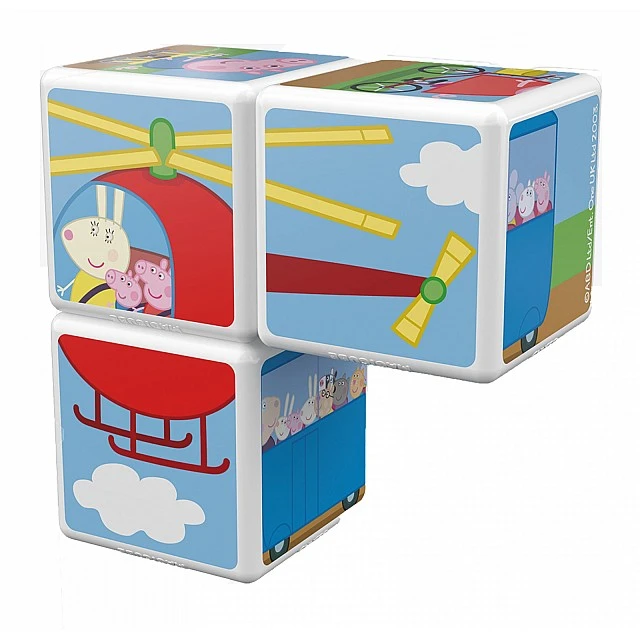 Magnetic construction set Magicube, Journey with Peppa Pig 049, 3 pieces
