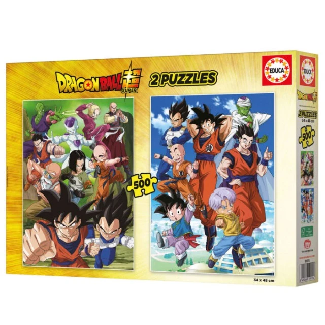 Пъзел Dragon Ball 2в1, 2 х 500 части