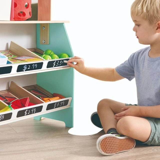 Children’s play set Stand with farm products, 41 parts