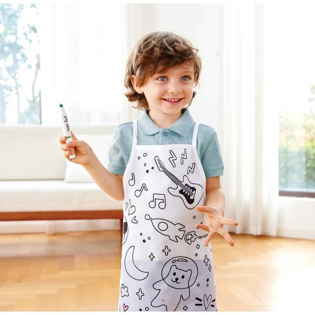 DIY colourful apron, Hape, 7 pieces