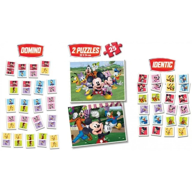 Educational Game, Educa, Super Pack 4 in 1, Mickey and Friends