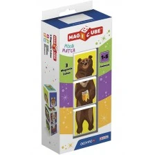 Magnetic construction set Magicube, Animals 110, 3 parts
