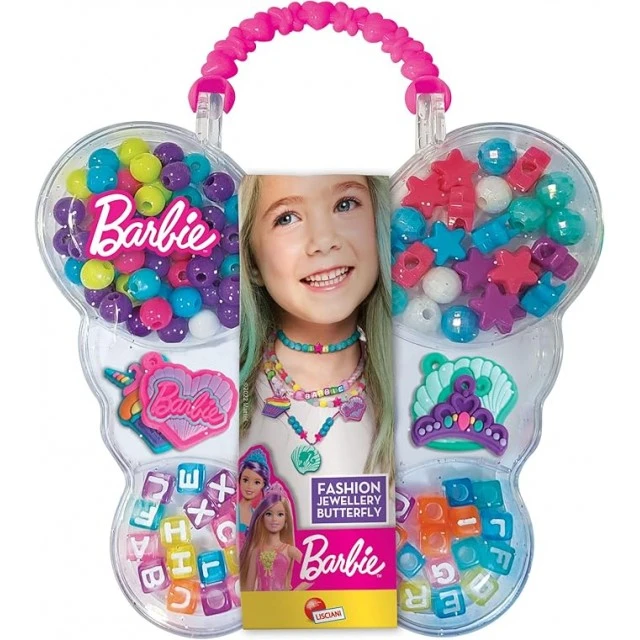 Creative kit, Lisciani, Barbie, DIY jewelry in a case