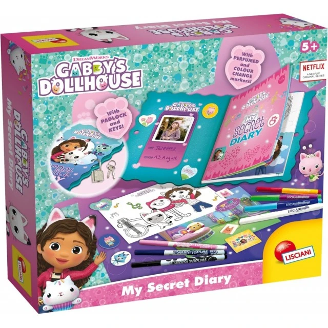 Creative kit, Lisciani, Gabby′s Dollhouse, My Secret Diary