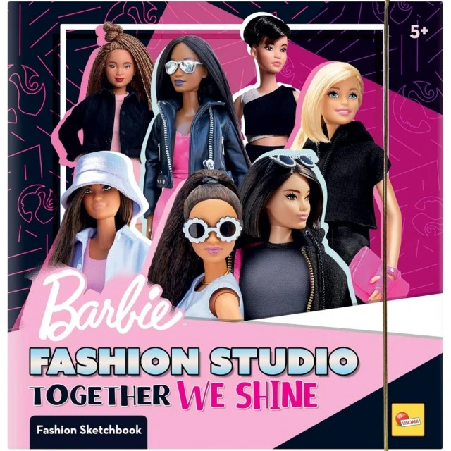 Creative set, Lisciani, Barbie, Fashion studio folder, Together we shine