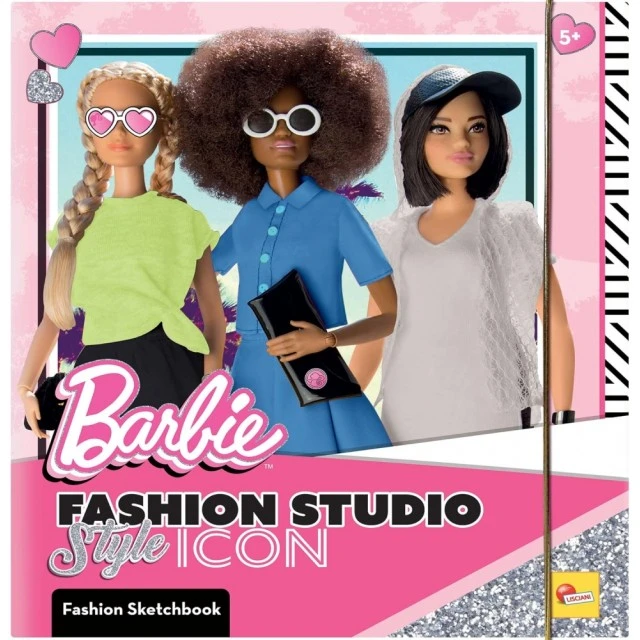 Творчески комплект, Lisciani, Barbie, Папка модно студио, Модна икона