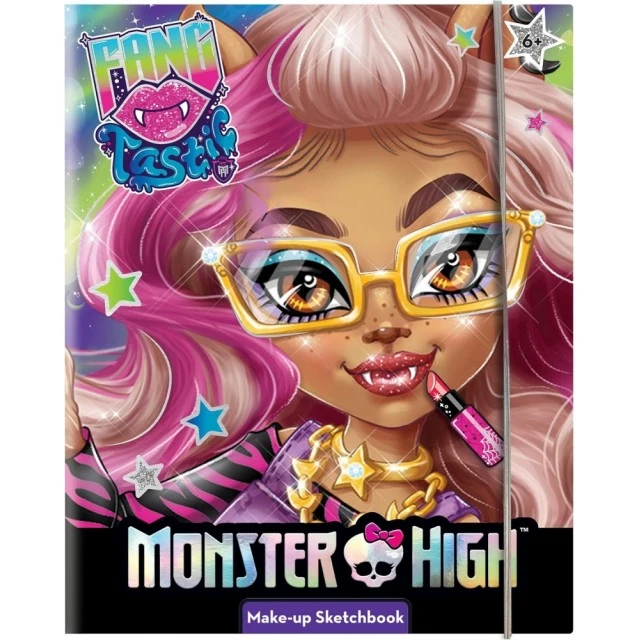 Творчески комплект, Lisciani, Monster High, Модна папка за гримиране