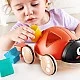 Дървена играчка за дърпане и сортиране, Hape, Калинка, 20 х 18 х 7 см
