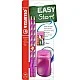 Set of ergonomic pencils, Stabilo, EASYgraph S, Right hand, 2 pieces with sharpener and eraser, Pink