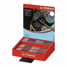 Display felt-tip pens, Stabilo, Pen 68 metallic, 60 pieces