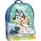 Creative set, Lisciani, Bluey, 2 in 1 backpack with drawing set