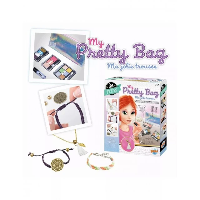 Creative kit DIY jewelry and makeup with shadows, 27 pieces