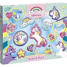 Творчески комплект, Totum, Моделирай и рисувай, Еднорог, 6 части