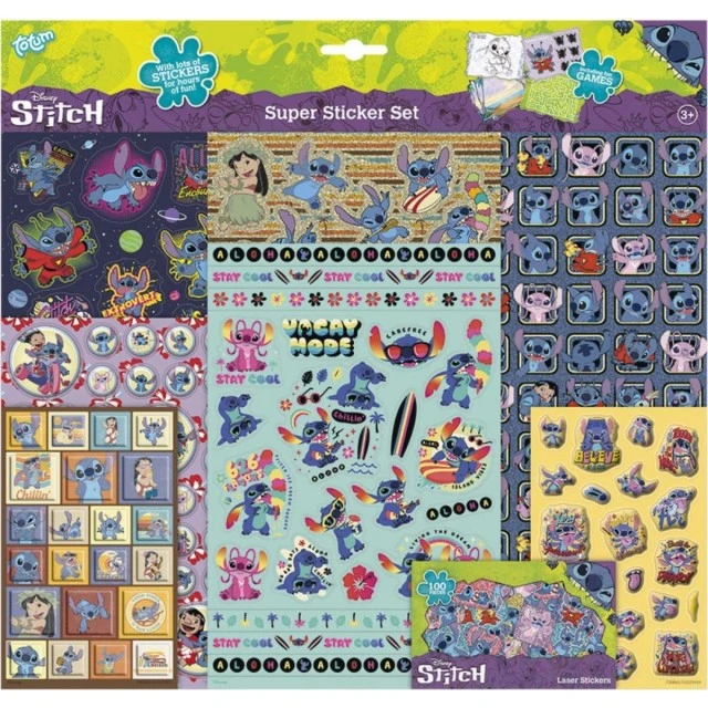 Комплект стикери Disney Stitch, 11 части