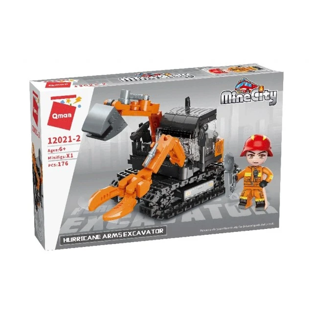Building set MineCity Rescue excavator, 176 pieces