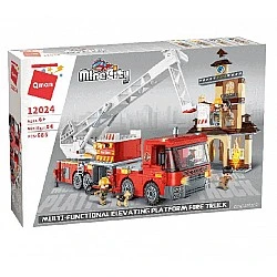 Конструктор MineCity, Многофункционална пожарна повдигаща се платформа, 686 части