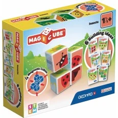 Magicube Magnetic Building Block, Insects and Cards 121, 11 Pieces