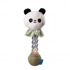 Baby soft rattle on a stick, Taf Toys, Panda Pamela, 20 cm