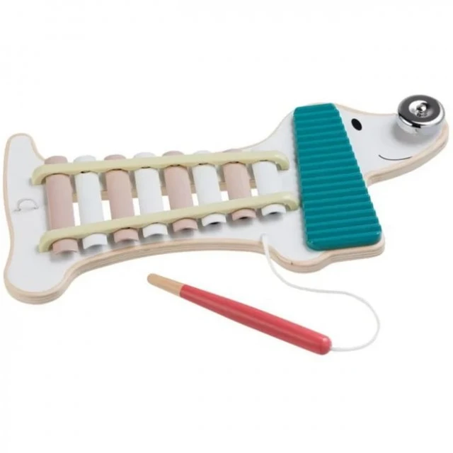 Musical toy, Hape, Xylophone, Dog Xenia, 35 cm