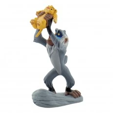 Collectible figure, Walt Disney, Bullyland, Rafiki with baby Simba