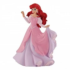 Collectible figurine, Walt Disney, Bullyland, Ariel with pink dress