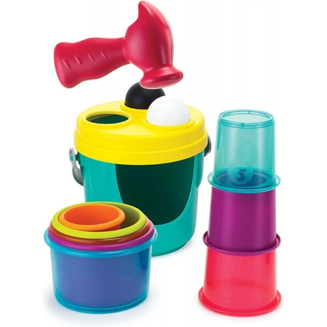 Baby toy, Infantino, B Kids, Stacking cups, Giraffe