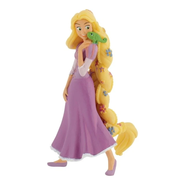 Collectible figurine, Walt Disney, Bullyland, Rapunzel with flowers