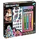 Accessory set, Totum, Monster High, Nail and hair decoration and glitter tattoos