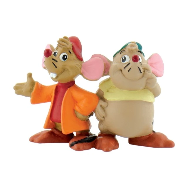 Collectible figure, Walt Disney, Bullyland, Jack and Gus, Cinderella