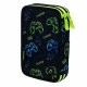 Double vanity case without accessories, Head, Neon Game, AC2, 20.5 x 13 x 4.5 cm
