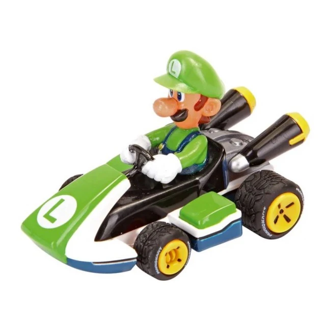 Комплект пулбек колички, Carrera, Super Mario, Марио, Луиджи и Йоши, 3 броя