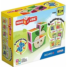 Магнитен конструктор Magicube, Плодове и карти 131, 11 части