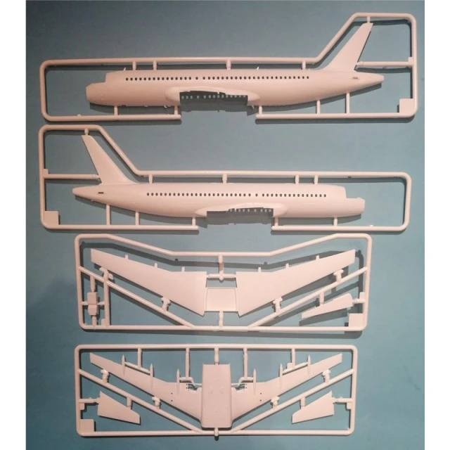 Passenger plane Airbus A320neo - assembly model
