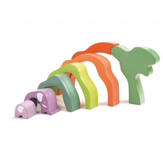 Sorting forms, Hape, Safari Elephant, 7 pieces