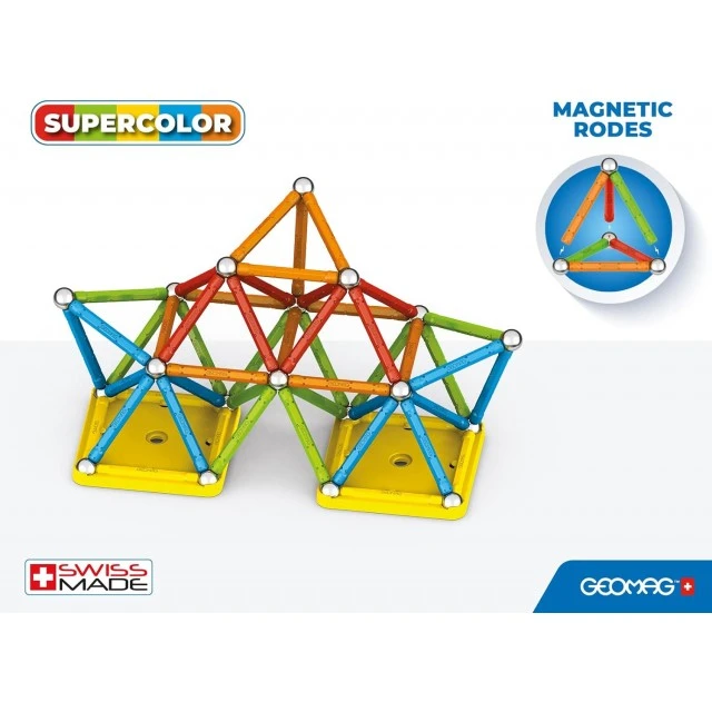 Magnetic constructor Supercolor 385, 93 parts