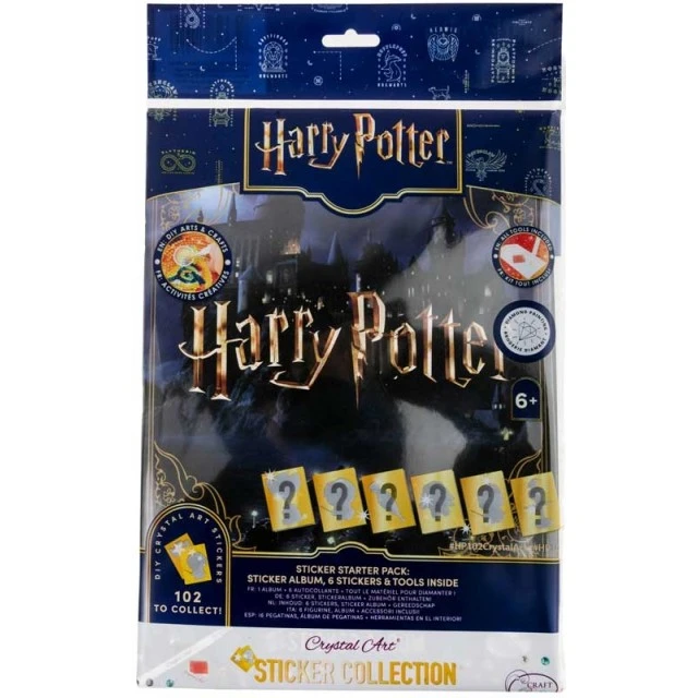 Diamond embroidery kit, Craft Buddy, Harry Potter Collector’s Album - starter pack with stickers
