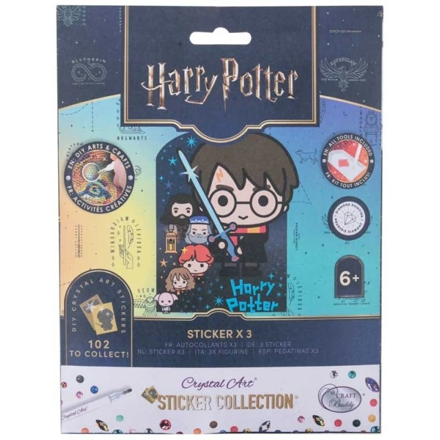 Комплект стикери Harry Potter, Craft Buddy, Пакет диамантен гоблен