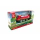 Power train with crank and USB, Hape, Red